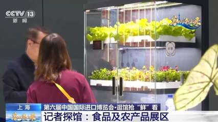 進口花卉、立體種植柜、田園體驗…跟記者一起探館進博會